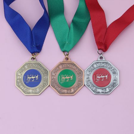 OEM Hexagonal Race Medal.