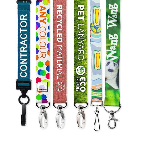 Custom Recycled PET Lanyard - Soft and Comfortable Recycled PET Lanyard