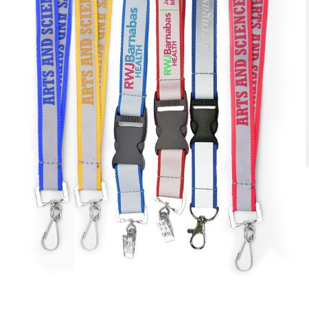 Custom Reflective Lanyard - Custom Reflective Neck Strap With Custom Logo Printed