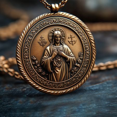 ميدالية دينية مخصصة.