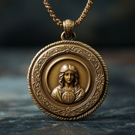 مصنع ميداليات دينية مخصصة.