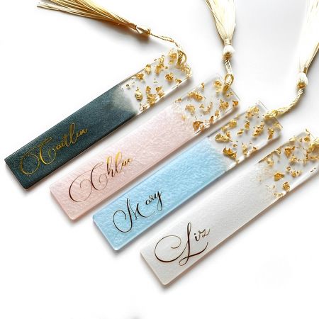 علامة مرجعية إبداعية من الراتنج مخصصة.