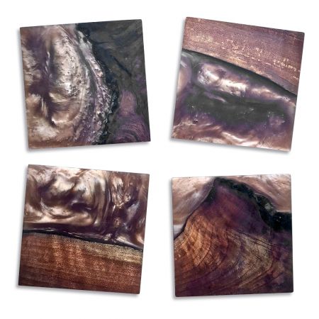 Lót ly nhựa tùy chỉnh.