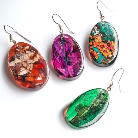 Custom Resin Earrings.