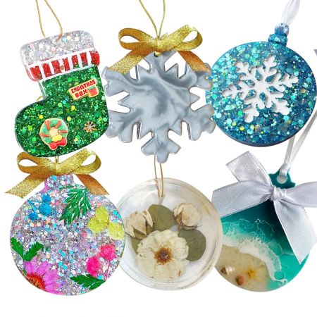 Ornamento de Resina Personalizado - Pingente de Resina Personalizado.