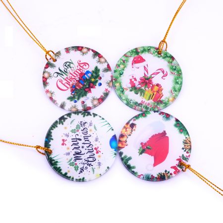 Ornamento de Natal de Resina Personalizado.