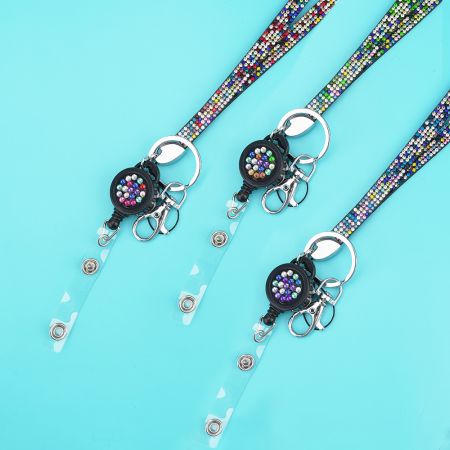 Cordão de pescoço de strass personalizado por atacado.