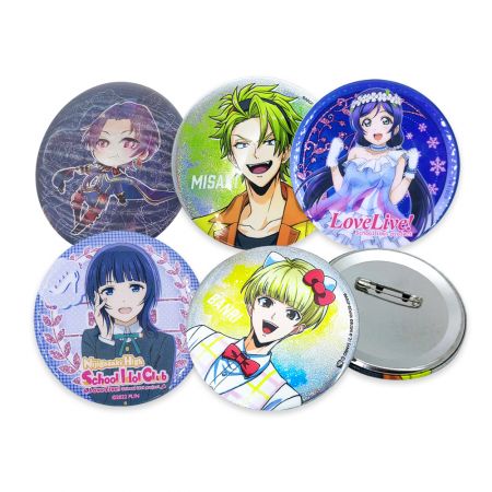 Индивидуальные круглые кнопочные значки.