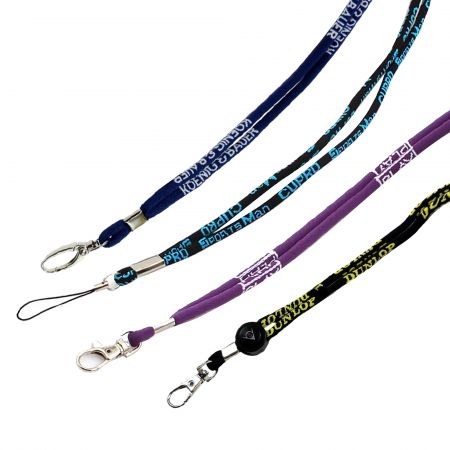 Custom Round Woven Lanyard