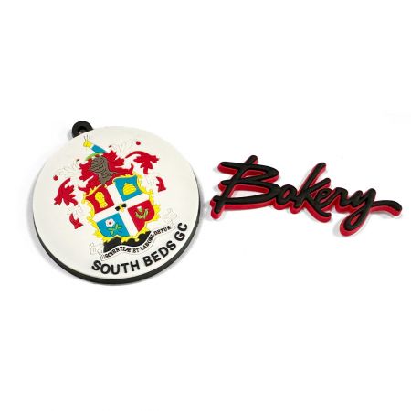 Etiqueta de borracha personalizada para mala.