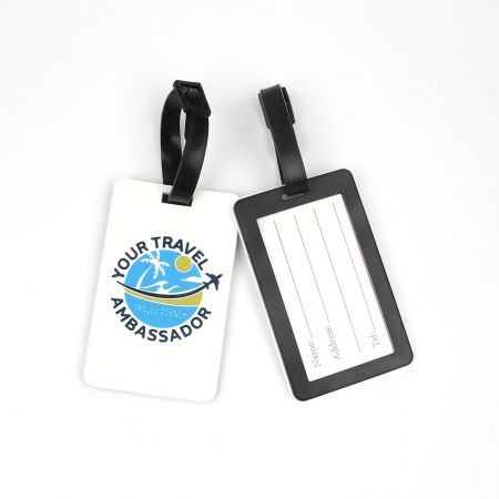 Customized PVC Rubber Luggage Tags.