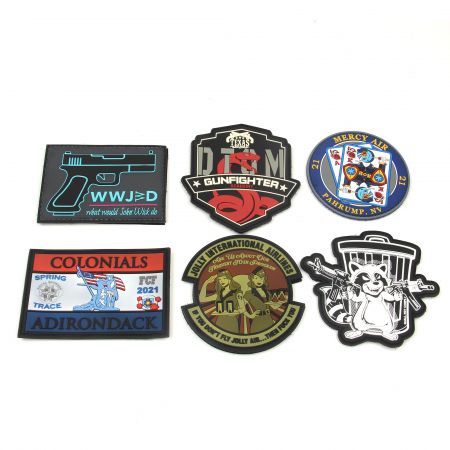 Patch Plastik Lunak Kustom untuk Ransel.