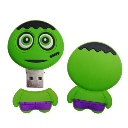 Custom Rubber Thumb Drive.