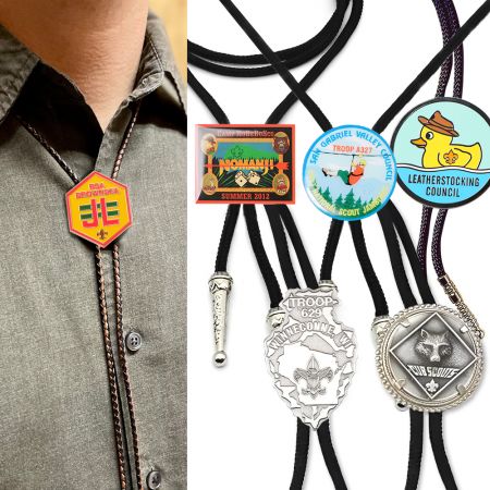 رباط بولو كشافة مخصص. - رباط بولو كشافة مصنوع حسب الطلب بتشطيب عتيق عالي الجودة.