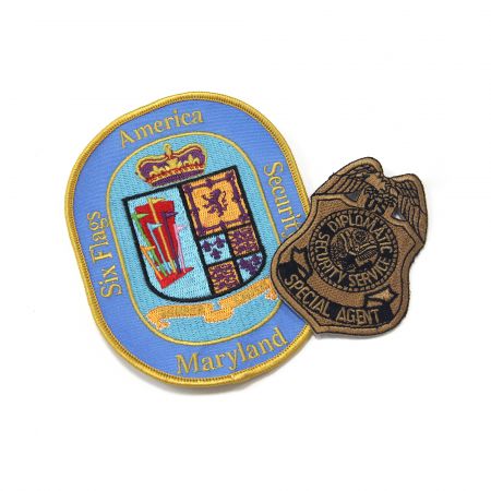 Heat Cut Border Security Embroidery Sewing Patch Customized.