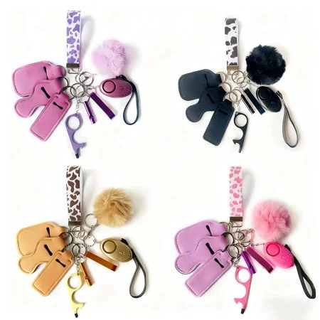 Personalisierter Sicherheits-Schlüsselanhänger.