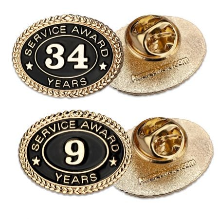 Customized Service Award pin with No MOQ.