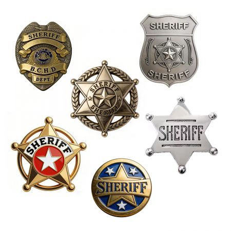 맞춤형 보안관 배지​ - 완전 맞춤형 보안관 배지