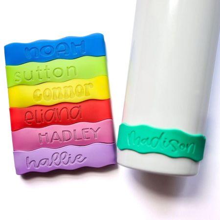 Nhãn chai silicone tùy chỉnh cho nhà trẻ.