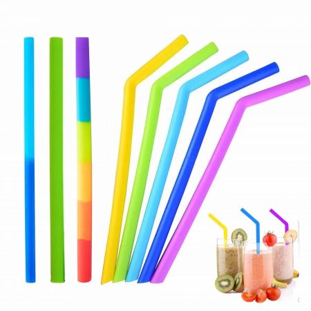 Canudo de Silicone Personalizado - Canudo de Silicone Ecológico