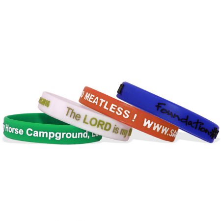 Personalized Silicone Bracelet.