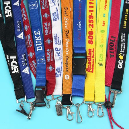 Custom Silkscreen Lanyard - Bulk Custom Silkscreen Print Lanyards