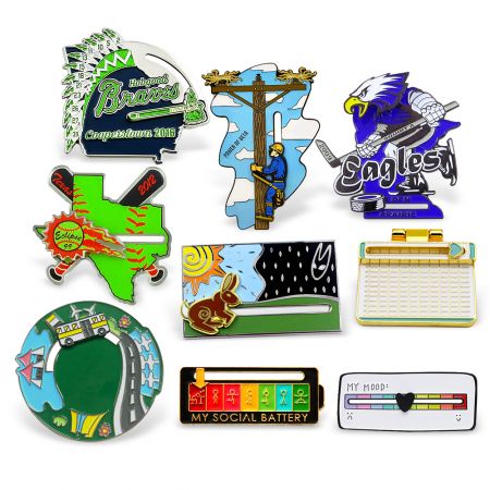 Custom Slide Lapel Pin - Custom Slide Lapel Pin Can Be Any Size And Shape