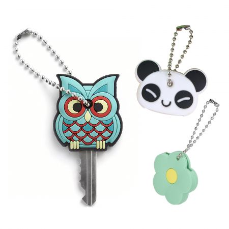 Durable Custom Cartoon Rubber Key Fob Covers.