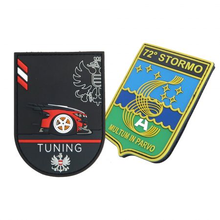 ملصقات مطاطية من PVC مخصصة غير سامة.