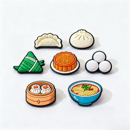 Emblemas de PVC de borracha sob medida para branding.