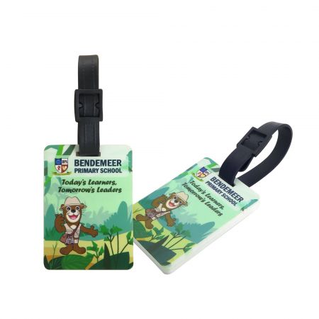 Durable Soft Rubber Luggage Tags.