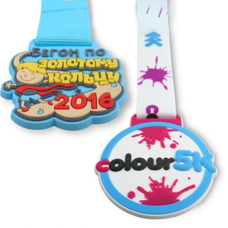 Medallas de PVC suave personalizadas para promociones.