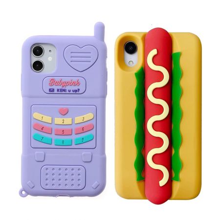 Funda de teléfono celular de PVC suave personalizada.