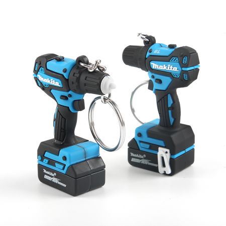 سلسلة مفاتيح من PVC الفينيل مخصصة.