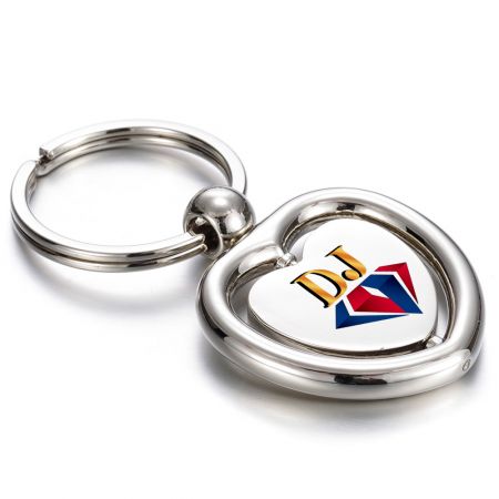 Personalized Spinning Keyring.