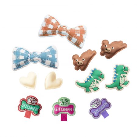 パーソナライズされたぬいぐるみ織りパッチ。