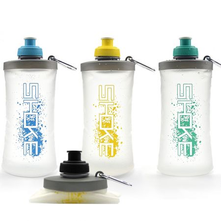Branded TPU Collapsible Water Bottles