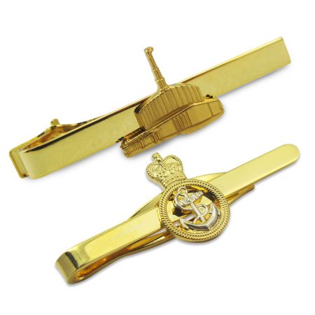 Barra per cravatta personalizzata in metallo deluxe.