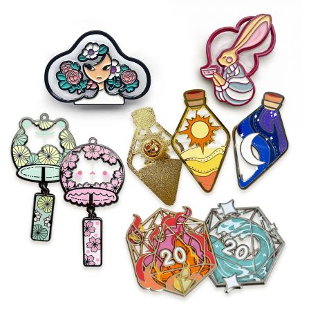 Custom Transparent Enamel Pin - High Quality Custom Transparent Enamel Pin