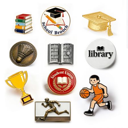 دبوس جامعي مخصص. - دبابيس جامعية مخصصة فاخرة مع شعارات.