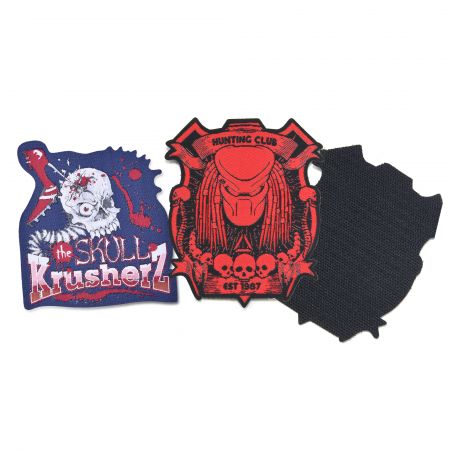 تصنيع رقعة قماشية من فيلكرو مع حافة مخيطة.