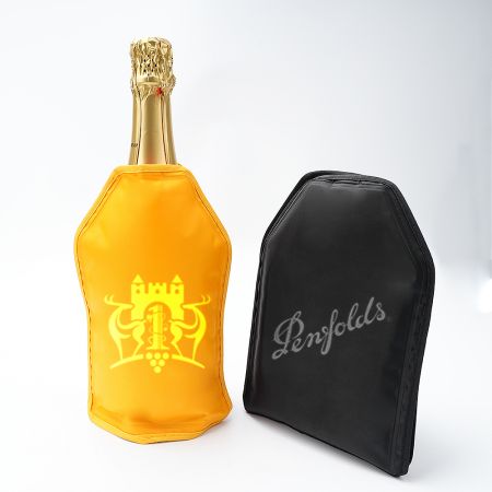 Mangas de Enfriador de Botellas de Vino de Marca.