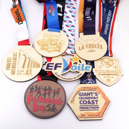 Custom Wooden Medal