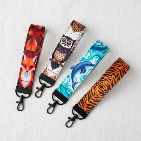 Custom Wrist Lanyard for Key - Low MOQ Custom Wrist Lanyard Keys