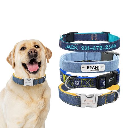 Wholesale Denim Dog Collar - Wholesale Denim Dog Collar
