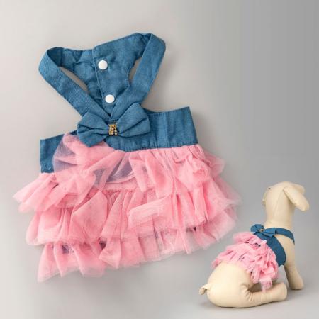 יצרן שמלות יום הולדת לכלבים.