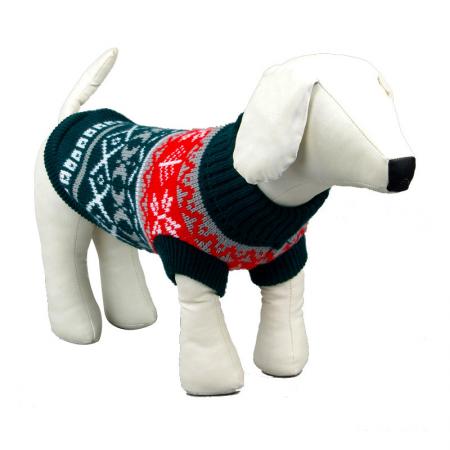 Penyedia Sweater Natal Anjing Hijau.