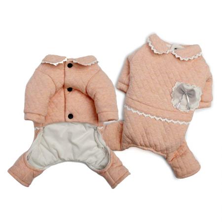 Suministro de monos rosas para perros princesa.