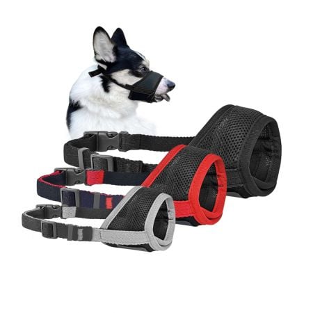 小型中型大型犬用カバー付きマズル。