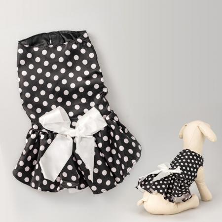 Gaun Putri Anjing Polka Dot.